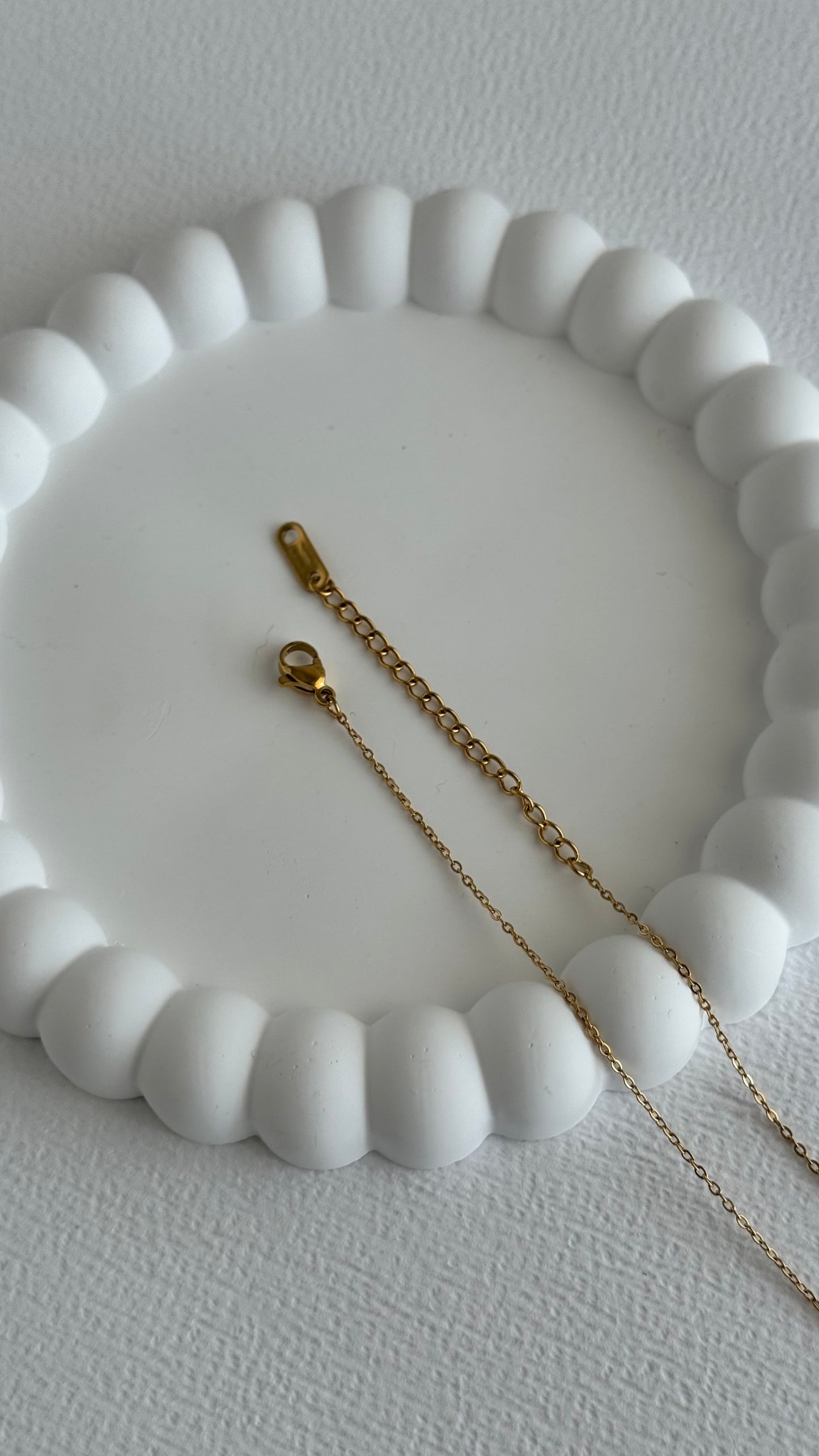 Gold Işıltılı Y Kolye