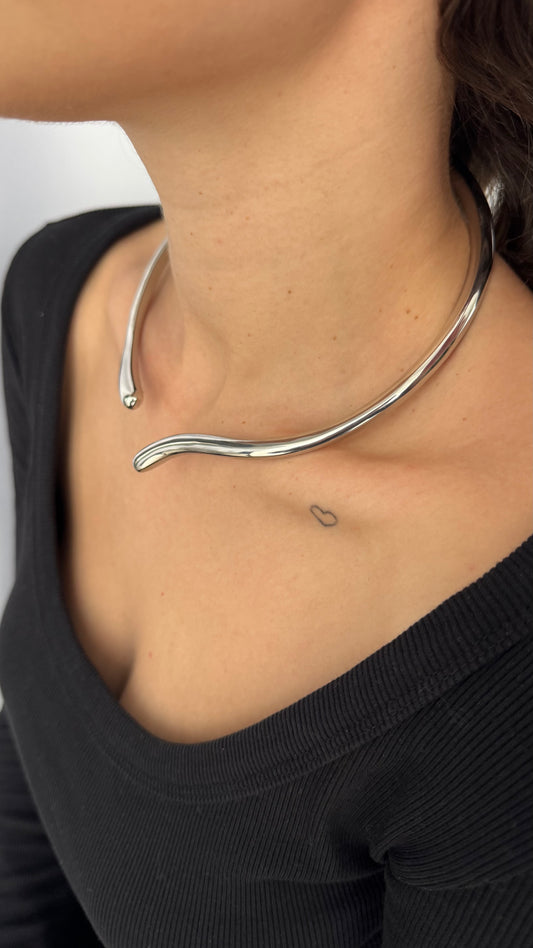 Özel Seri Asimetrik Choker Kolye
